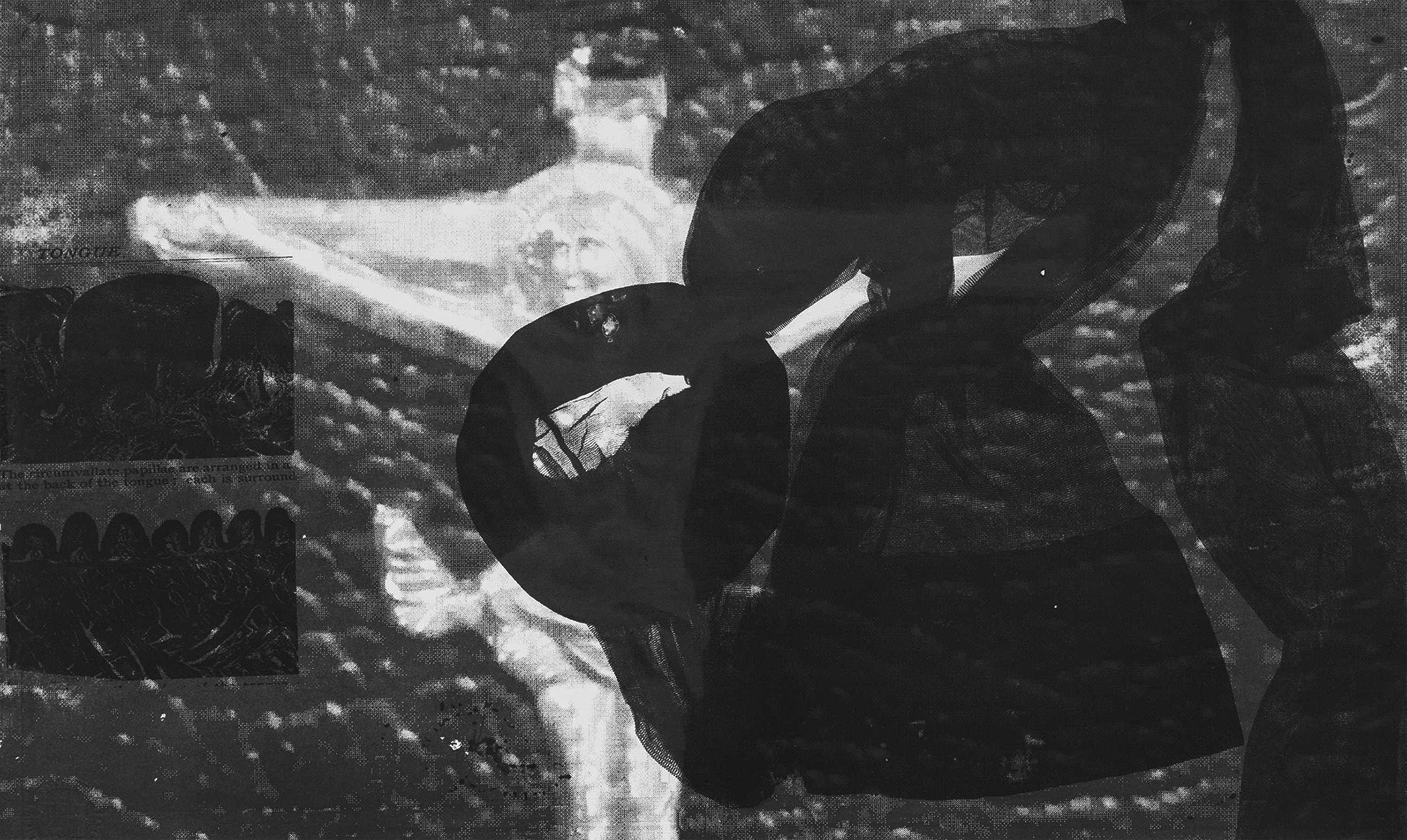 Detail from Primordial Workplace, Darya Diamond's exhibition at Sebastian Gladstone, Los Angeles.