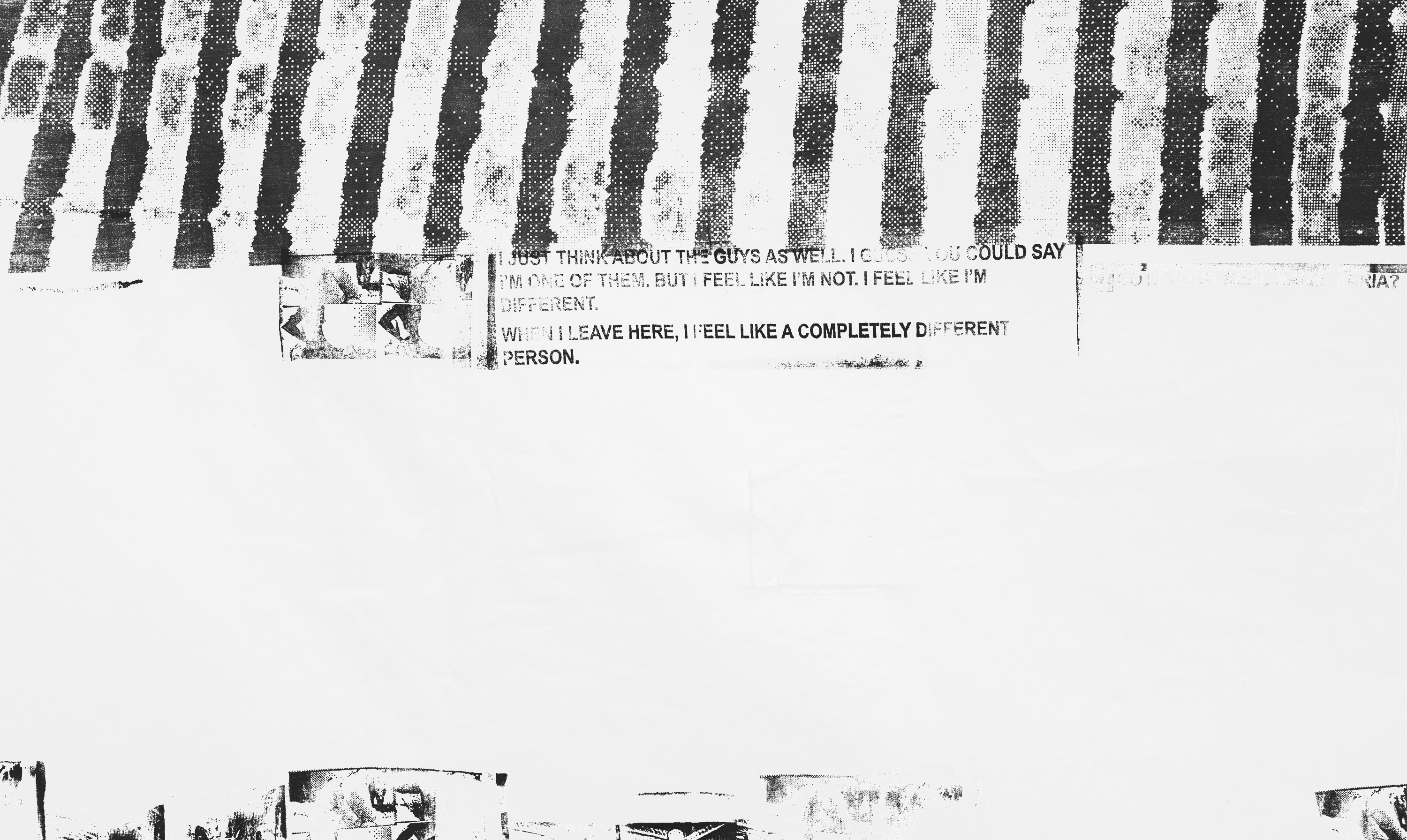 Detail from Primordial Workplace, Darya Diamond's exhibition at Sebastian Gladstone, Los Angeles.
