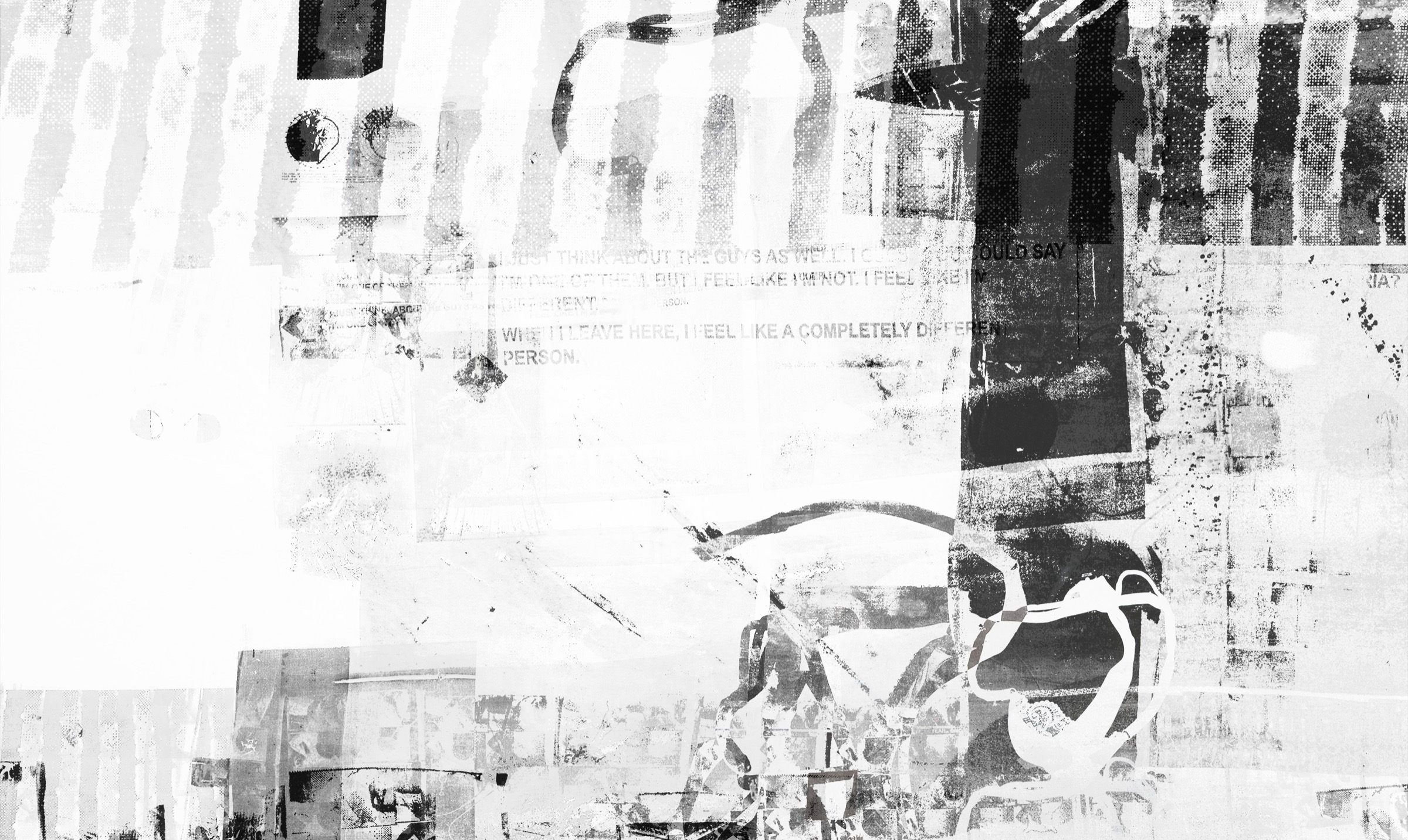 Detail from Primordial Workplace, Darya Diamond's exhibition at Sebastian Gladstone, Los Angeles.
