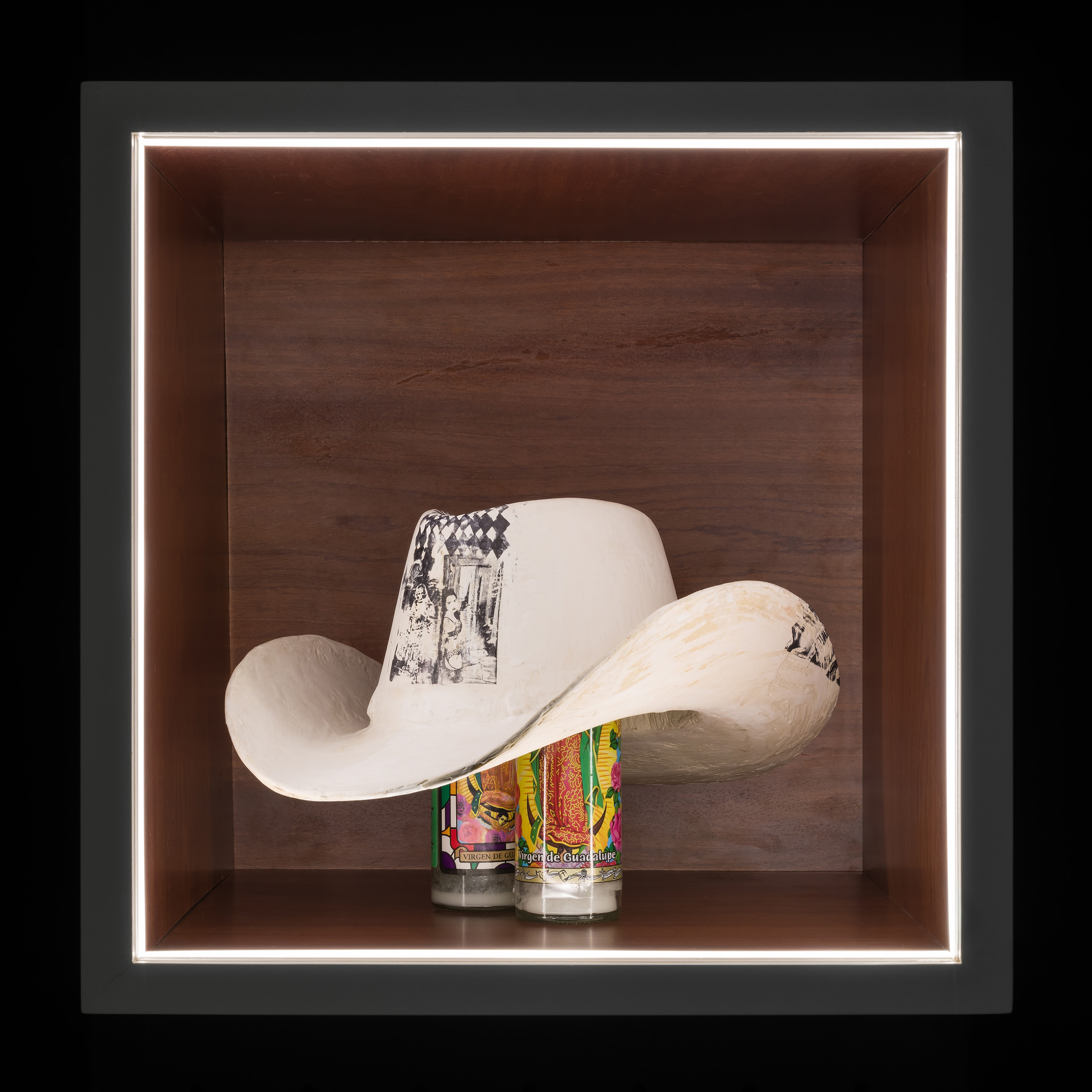 Installation view of Pretend You Are an American Cowgirl and You Love Me, Darya Diamond's exhibition at Pippy Houldsworth Gallery, London, 2024.