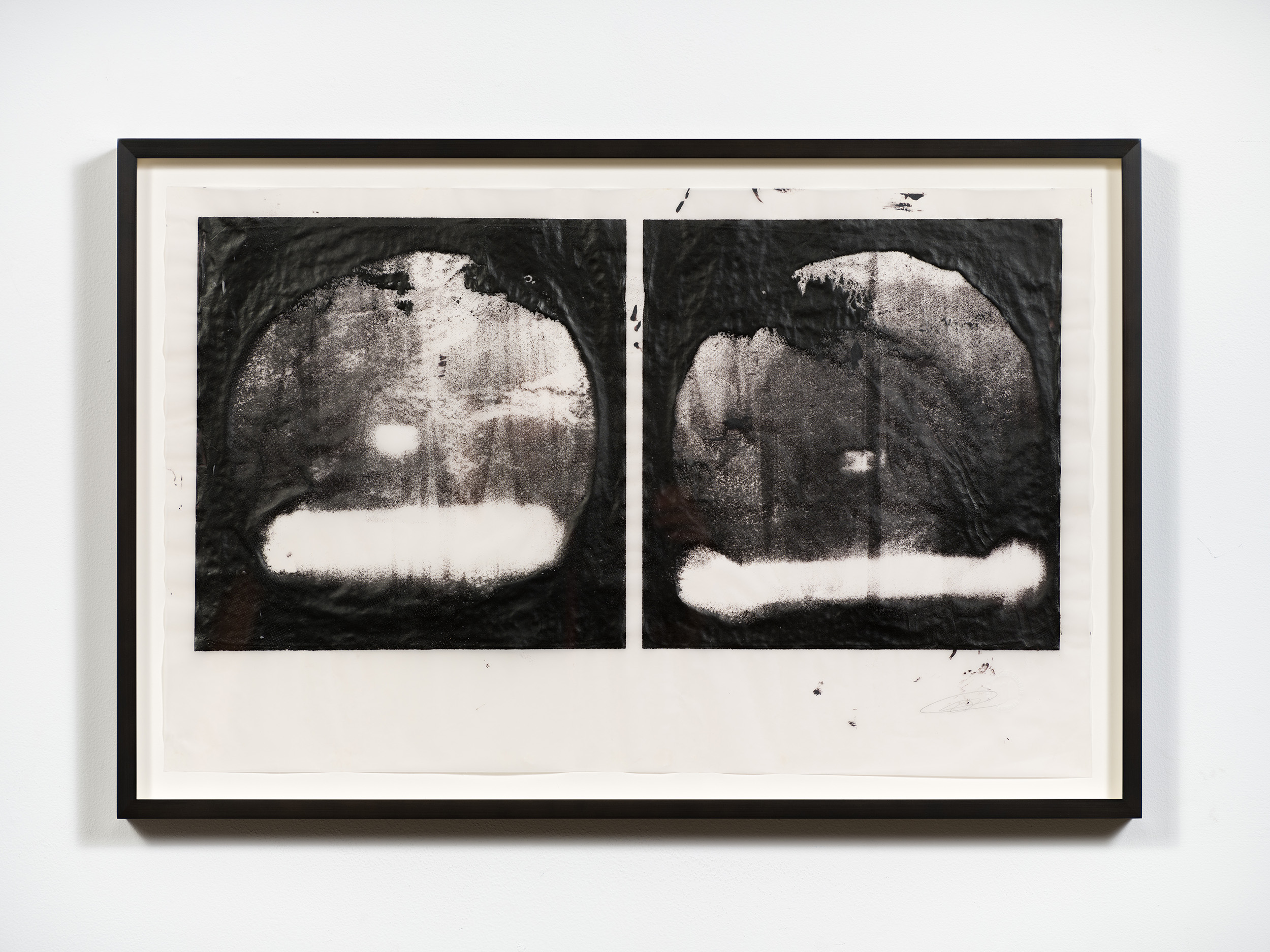 Field of Vision by Darya Diamond, 2021. Lithograph and silk screen on archival paper, 22" × 43".