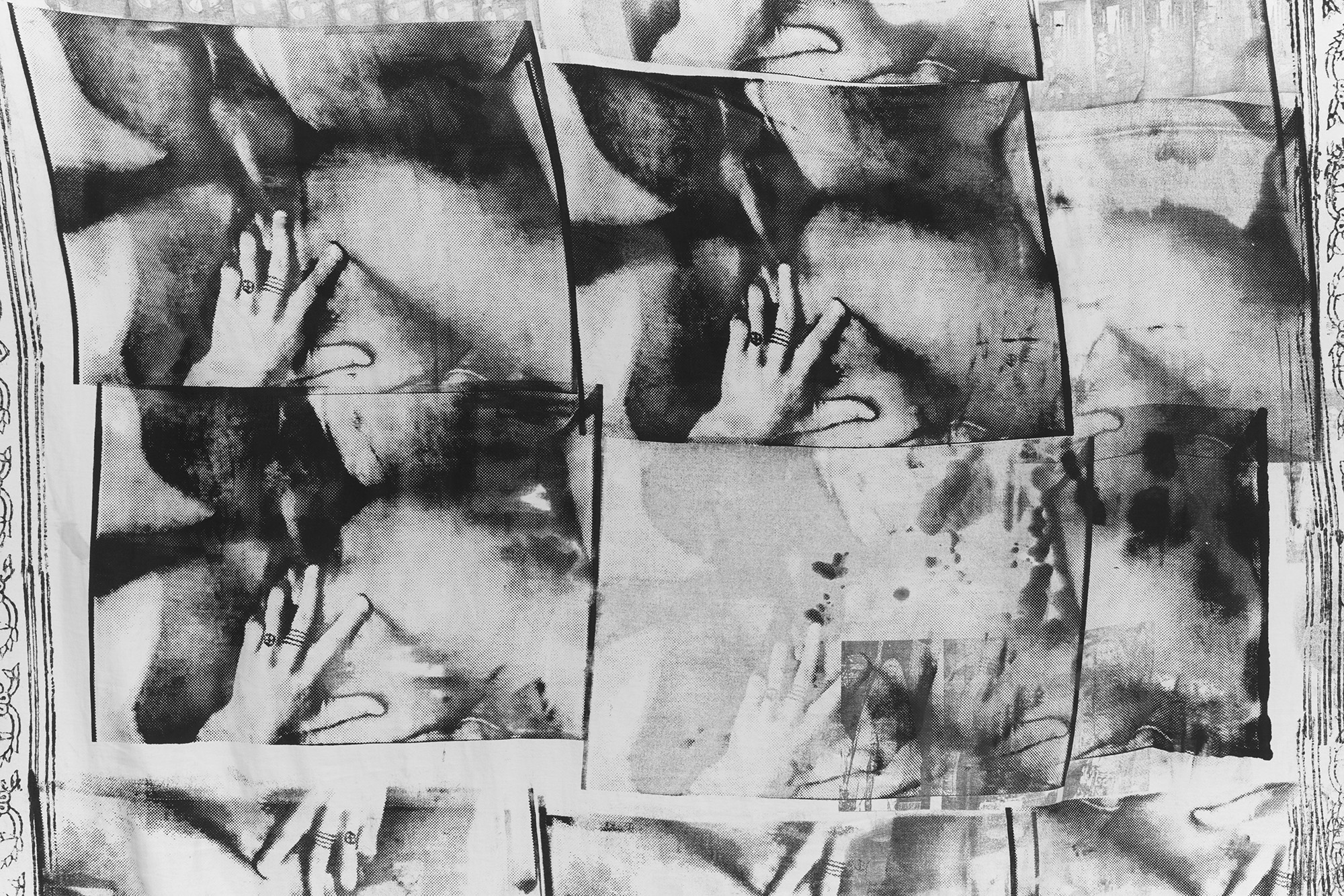 Detail from Roly Poly, Darya Diamond's exhibition at Salon by Import Export, London, 2025.
