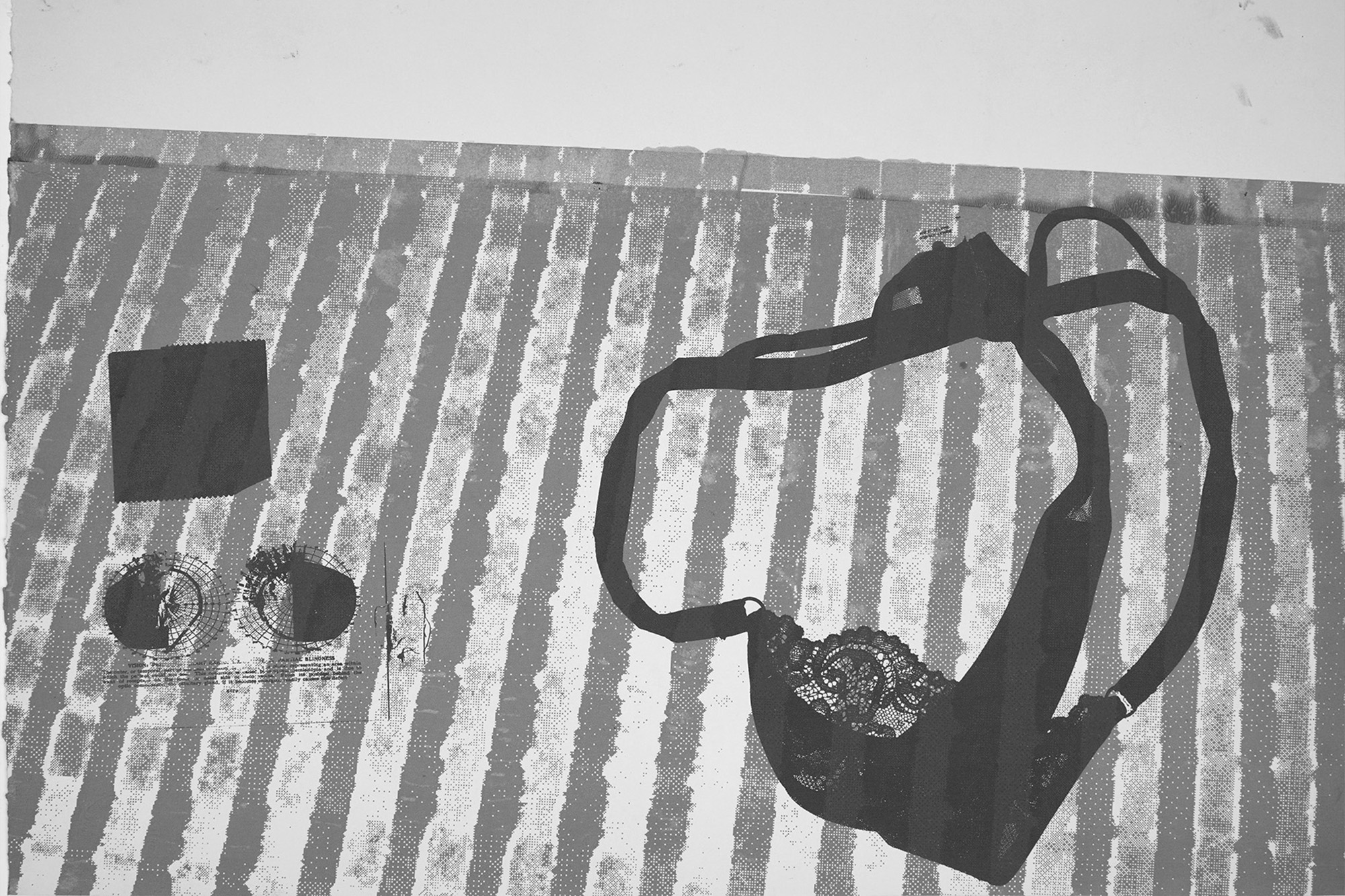 Detail from Roly Poly, Darya Diamond's exhibition at Salon by Import Export, London, 2025.