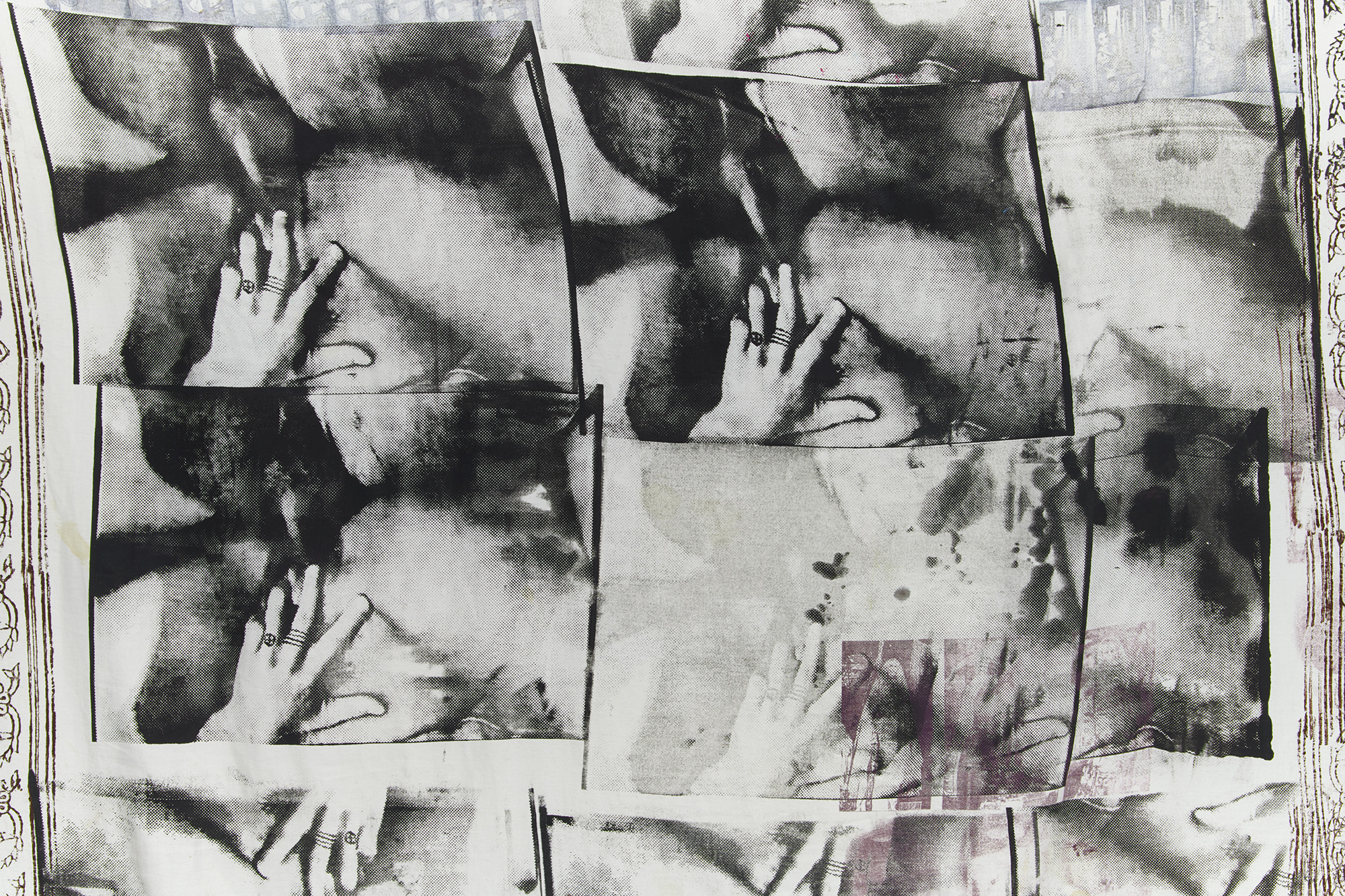 Detail from Roly Poly, Darya Diamond's exhibition at Salon by Import Export, London, 2025.