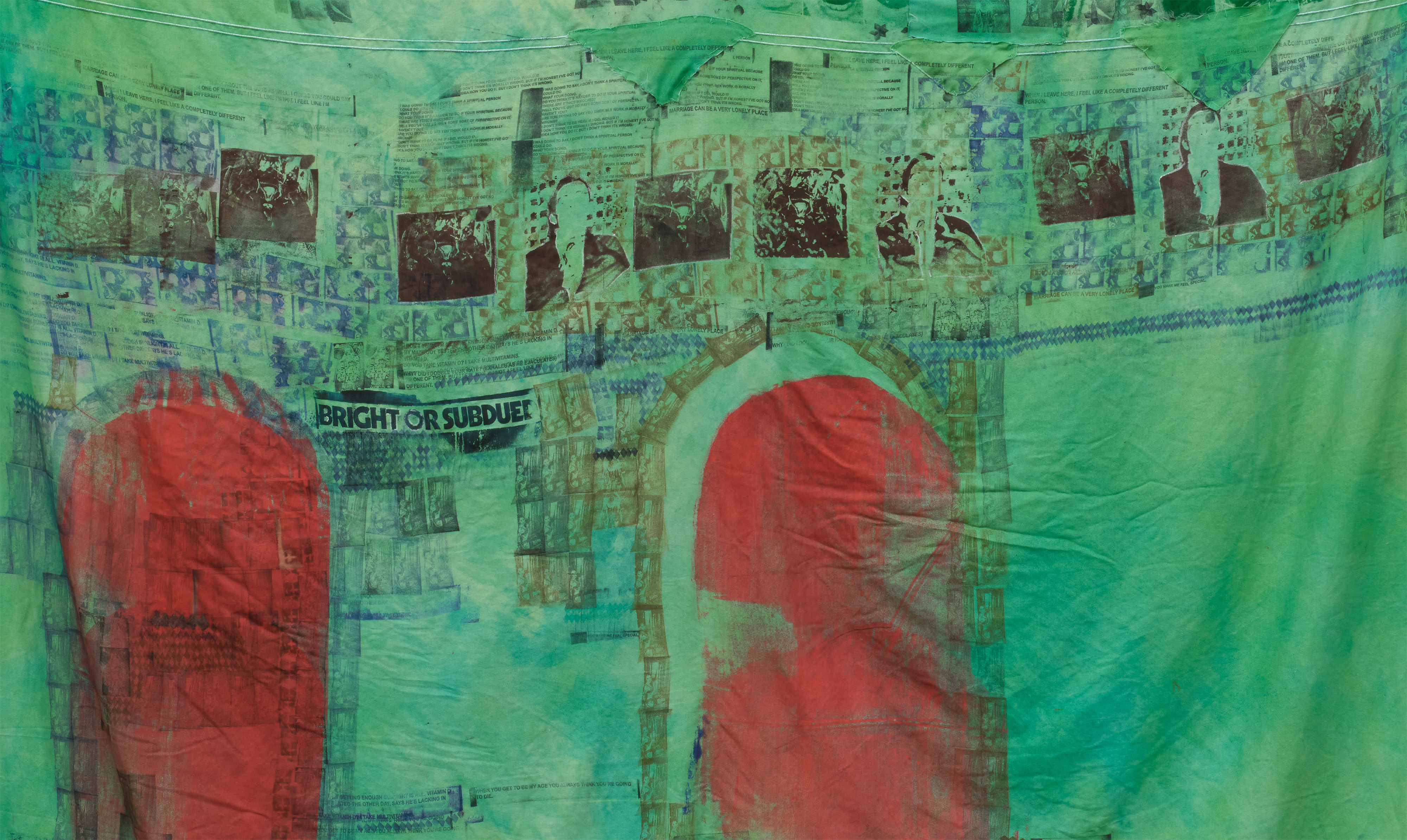 Detail from Sugar Town, Darya Diamond's exhibition at Sebastian Gladstone, Los Angeles.