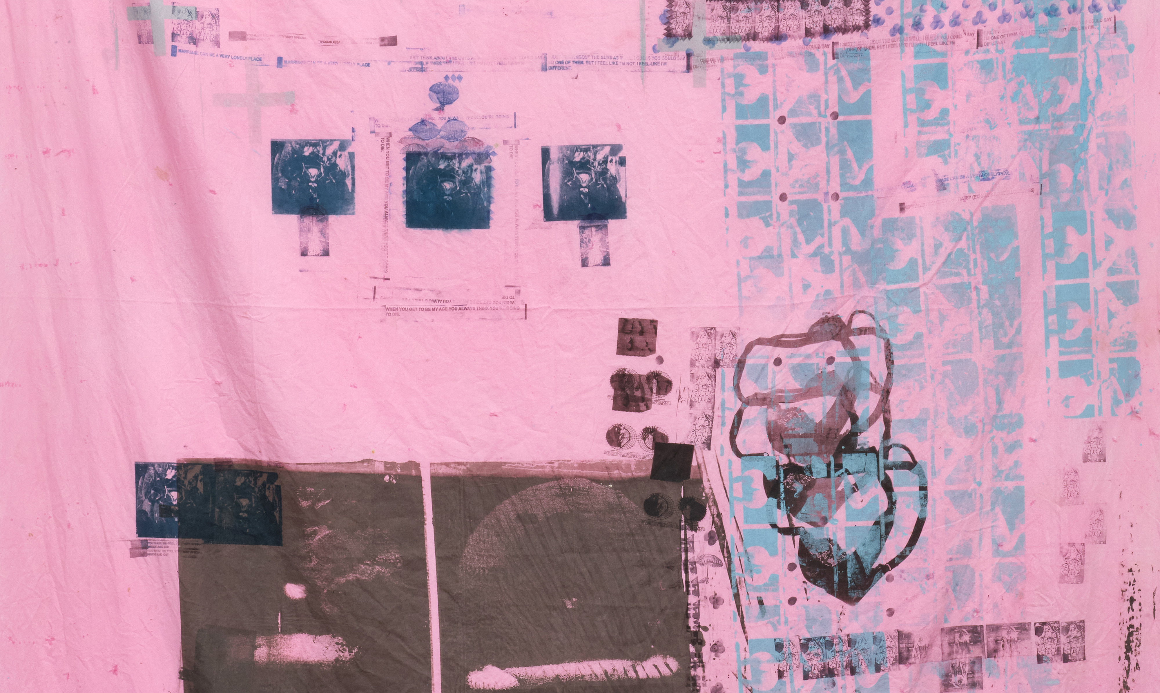 Detail from Sugar Town, Darya Diamond's exhibition at Sebastian Gladstone, Los Angeles.