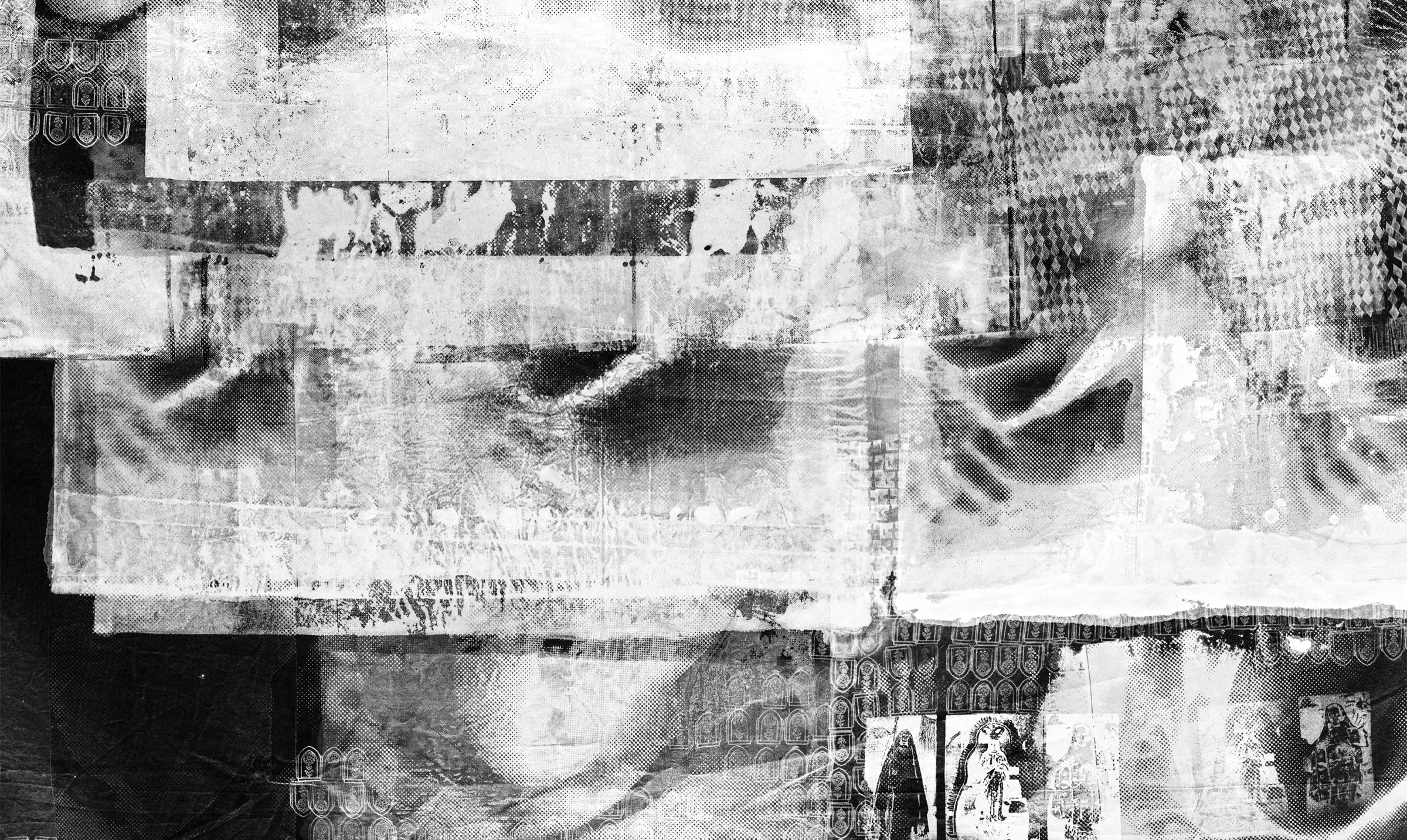 Detail from Tender Revelation, Darya Diamond's exhibition at Sebastian Gladstone, New York.