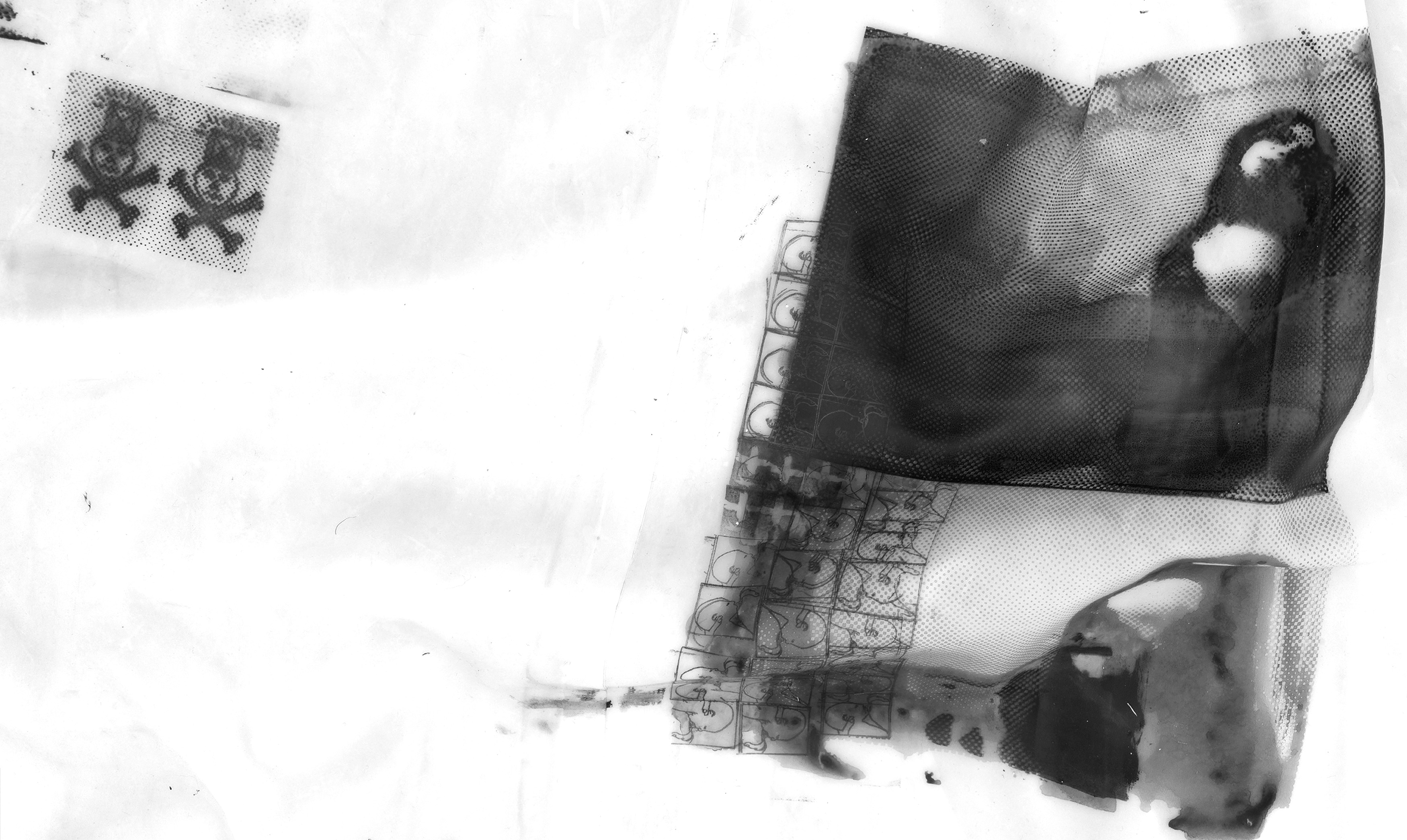 Detail from Tender Revelation, Darya Diamond's exhibition at Sebastian Gladstone, New York.