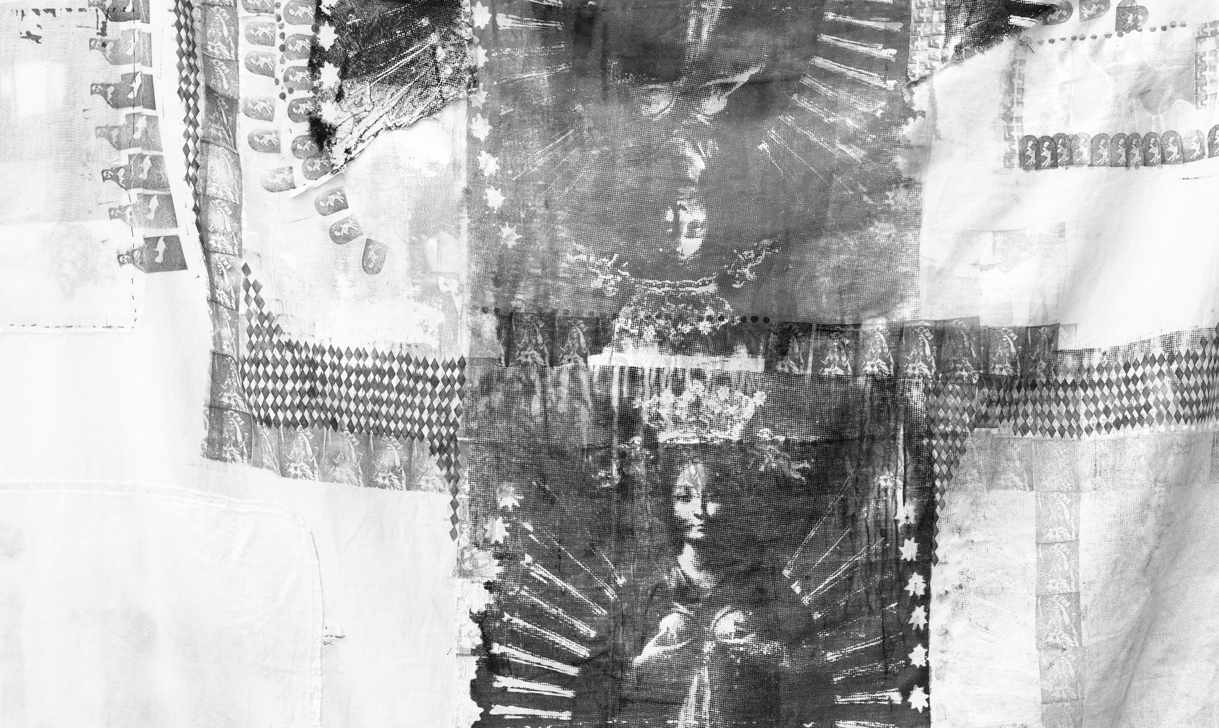 Detail from Tender Revelation, Darya Diamond's exhibition at Sebastian Gladstone, New York.