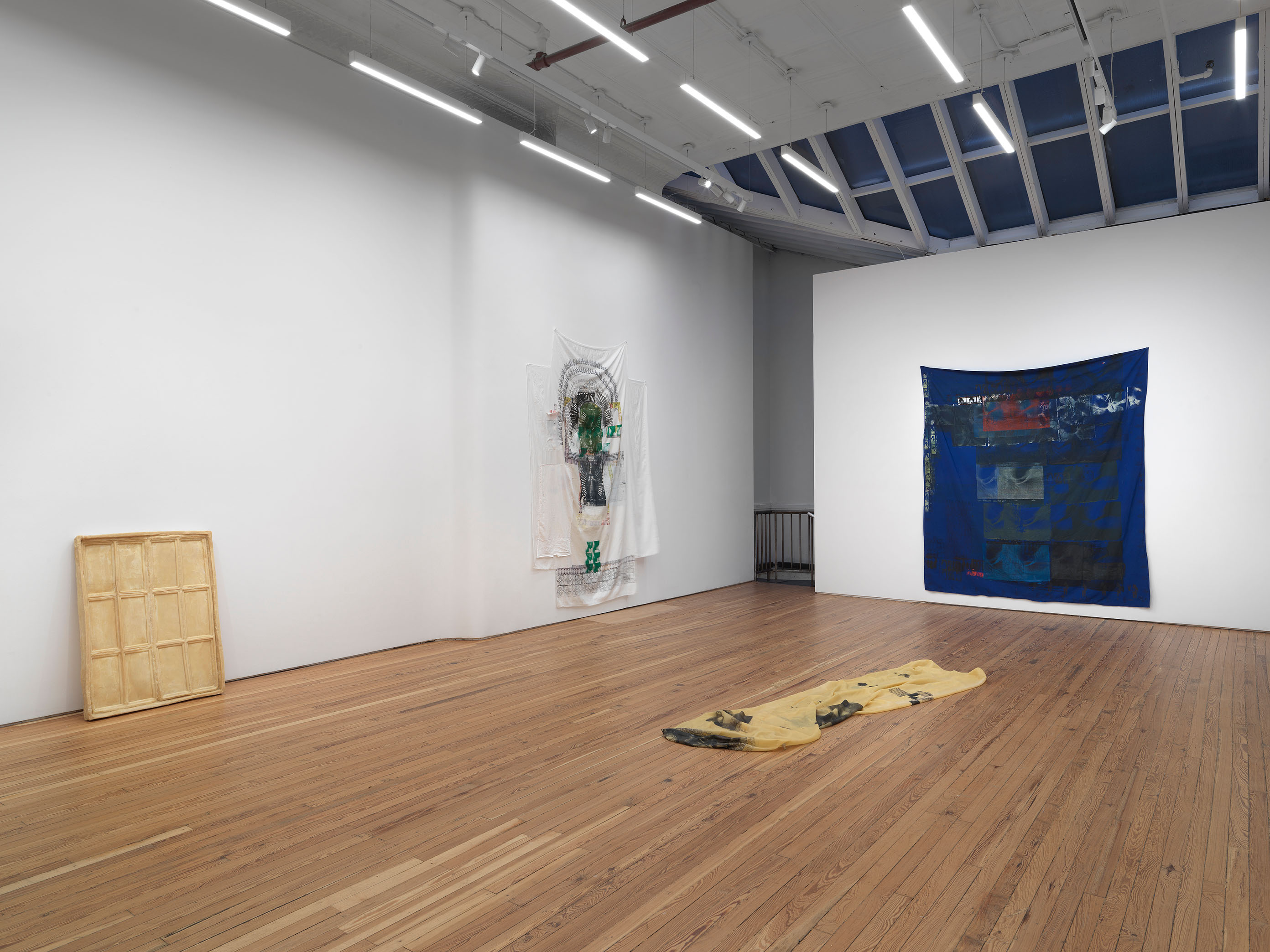 Installation view of Tender Revelation, Darya Diamond's exhibition at Sebastian Gladstone, New York.
