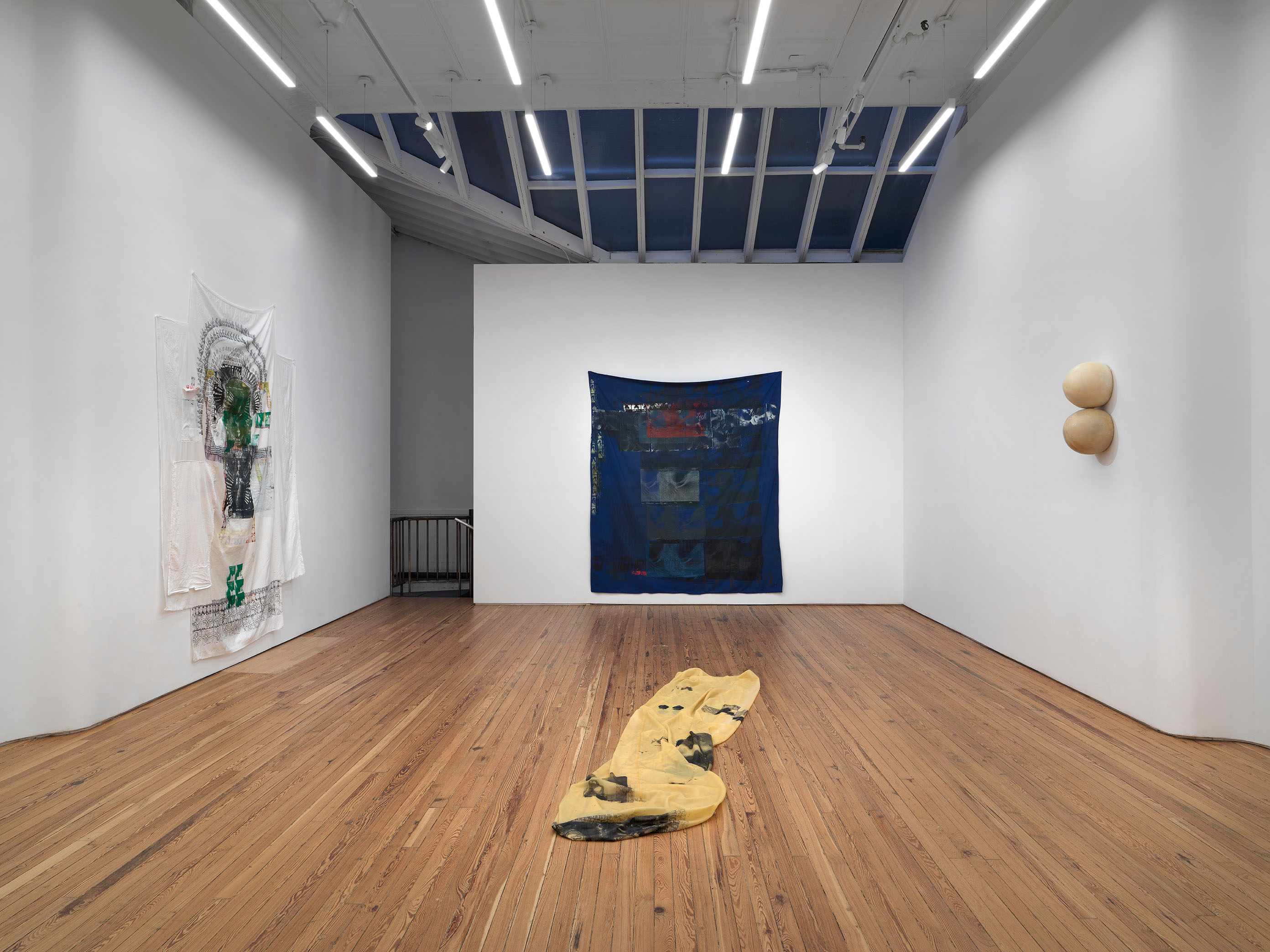 Installation view of Tender Revelation, Darya Diamond's exhibition at Sebastian Gladstone, New York.