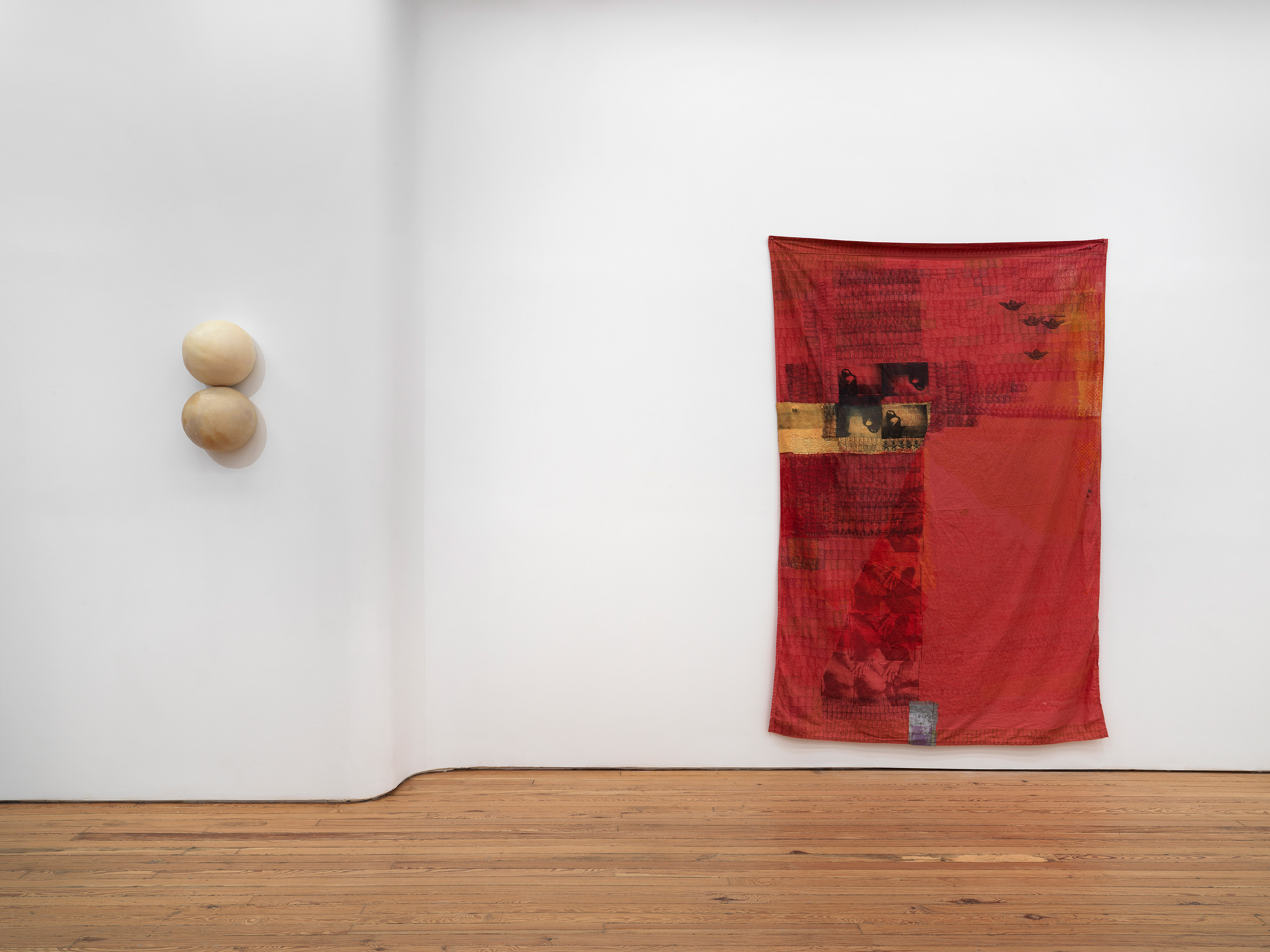 Installation view of Tender Revelation, Darya Diamond's 2025 solo exhibition at Sebastian Gladstone, New York.