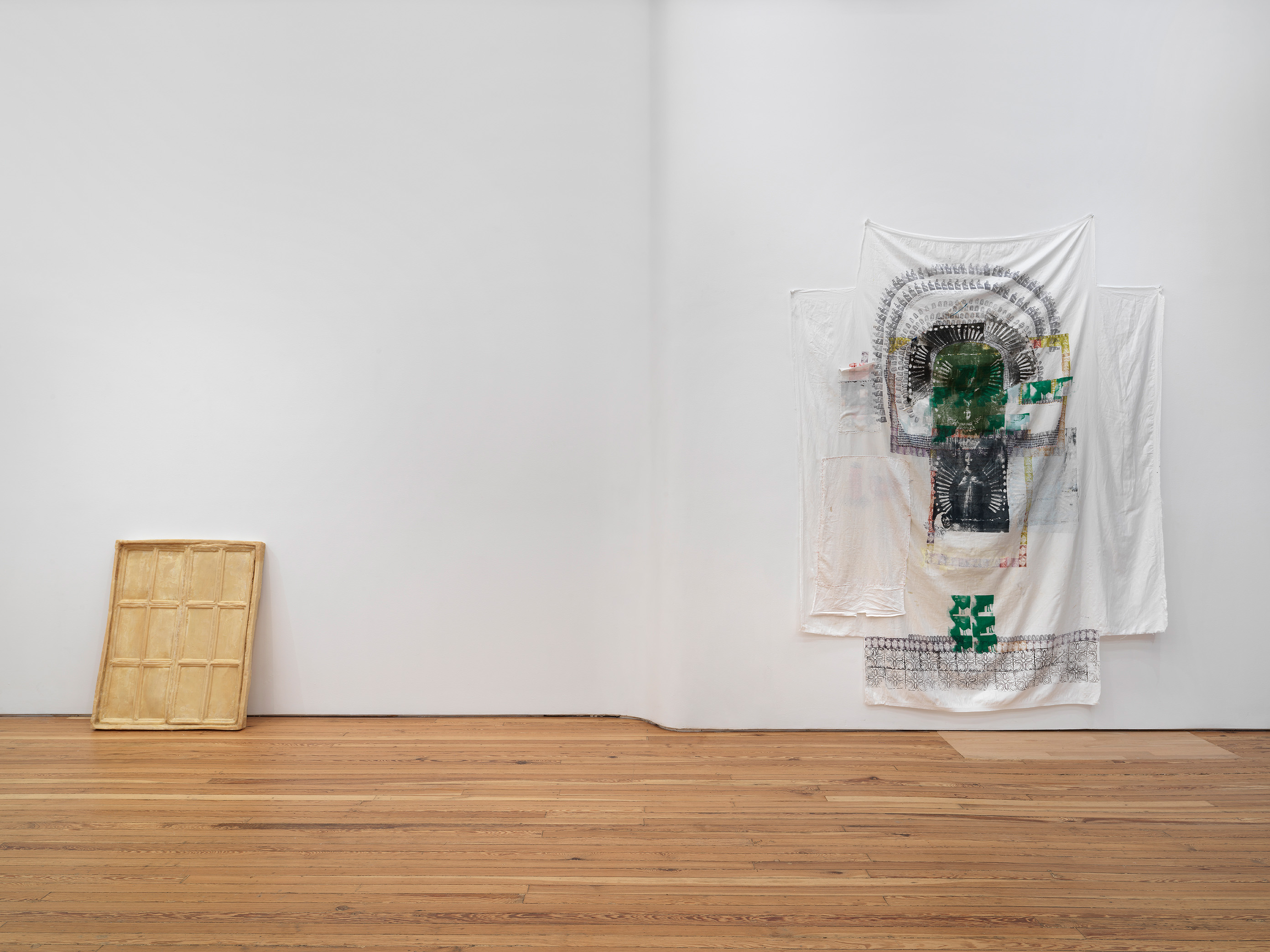 Installation view of Tender Revelation, Darya Diamond's 2025 solo exhibition at Sebastian Gladstone, New York.