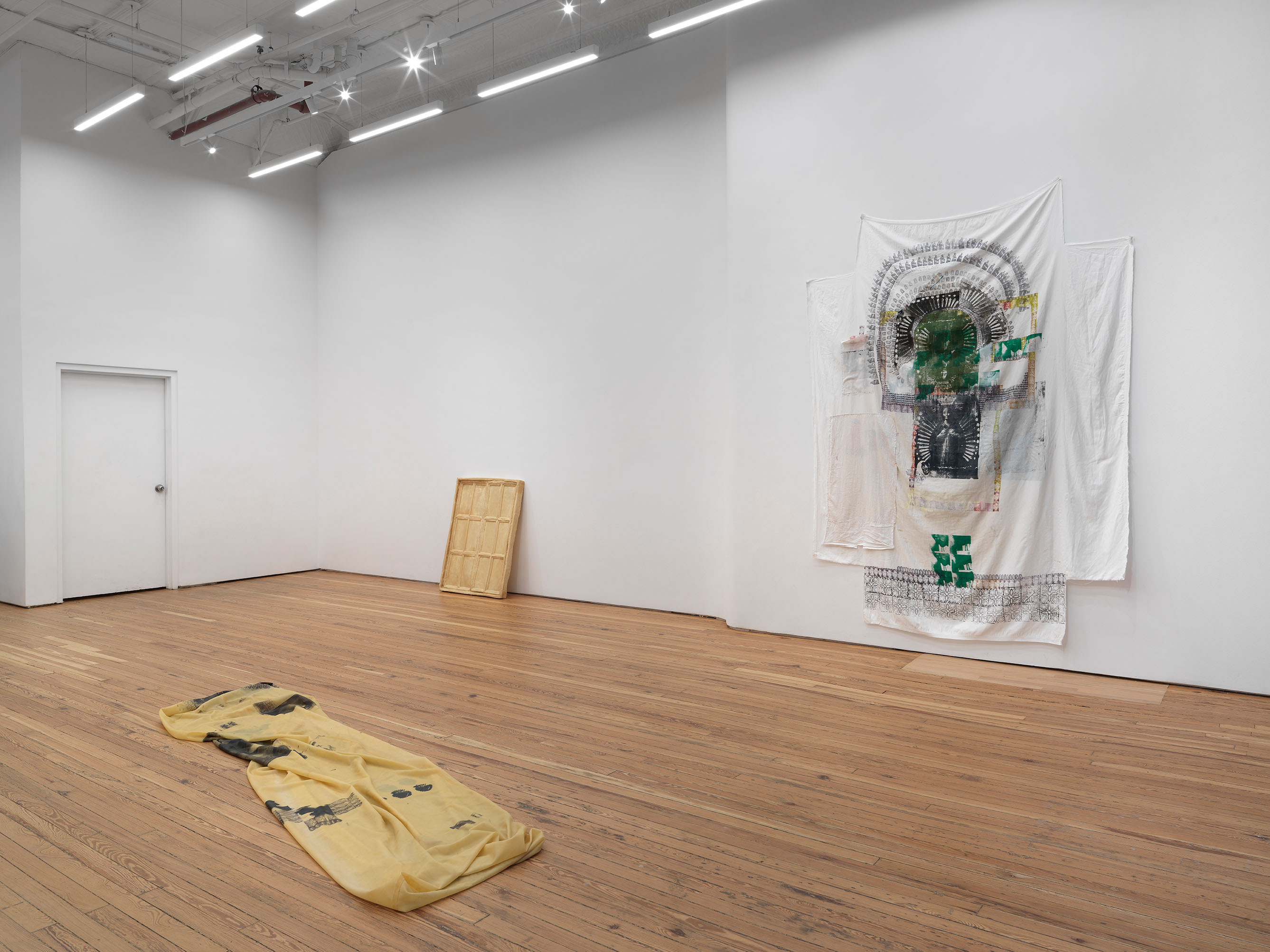 Installation view of Tender Revelation, Darya Diamond's exhibition at Sebastian Gladstone, New York.