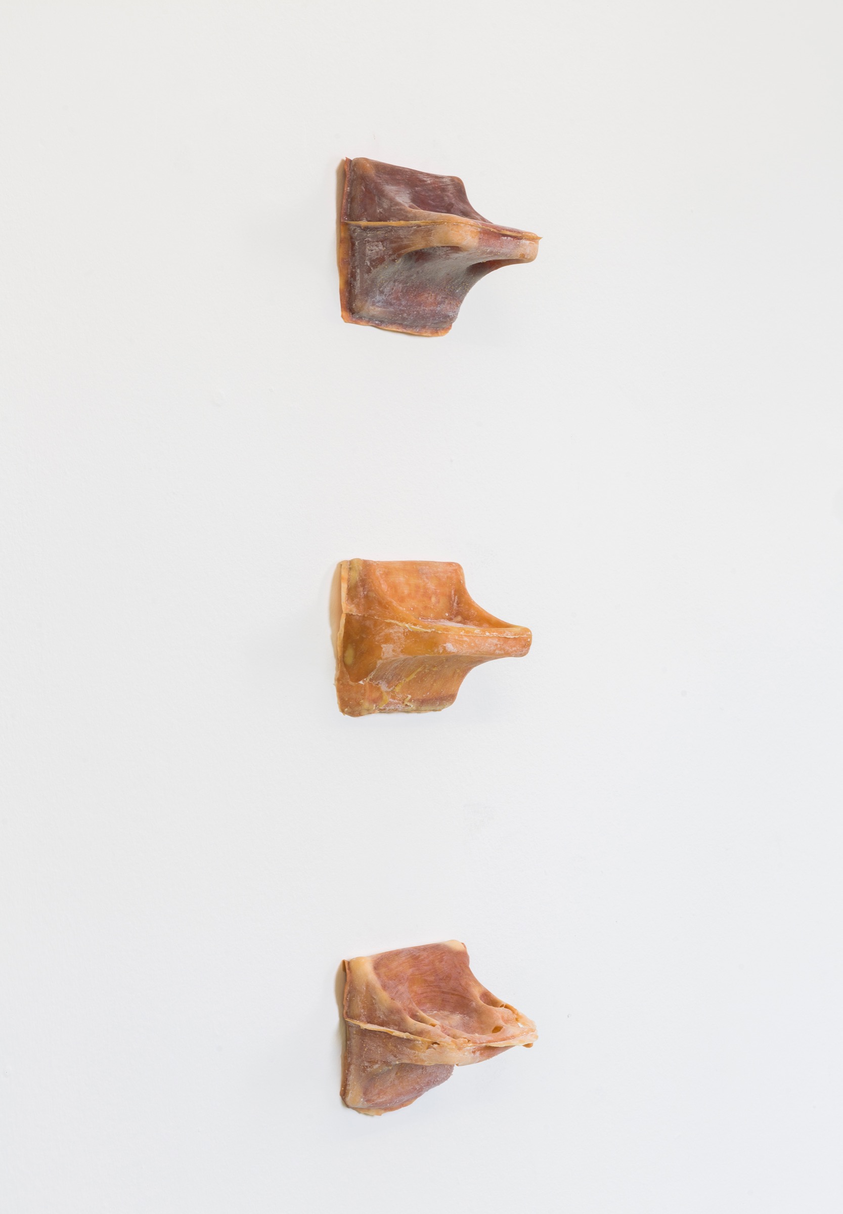 Anatomy of the Workplace I, II, III by Darya Diamond, 2022. Cast latex works shown at Invites, Zabludowicz Collection, London.